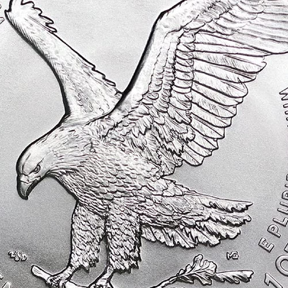 1986 - Present (Random Year) Lot of (5) 1 oz American Silver Eagle Coins Brilliant Uncirculated (Type 1 or 2) with Certificates of Authenticity $1 Seller BU