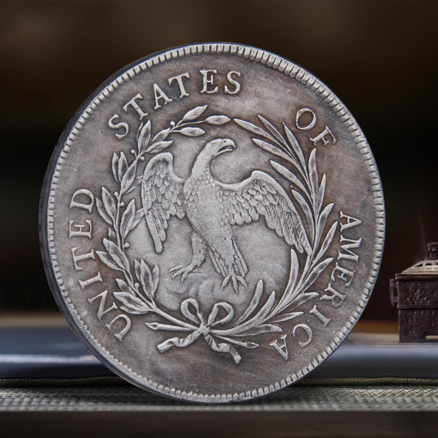 1795 1796 1797 1798 Liberty Dollar Coin – Silver-Plated Old US Coin, Collectible Replica for Coin Collectors, History Enthusiasts & Display, Old Coins for Collectors & Gifts (1795)