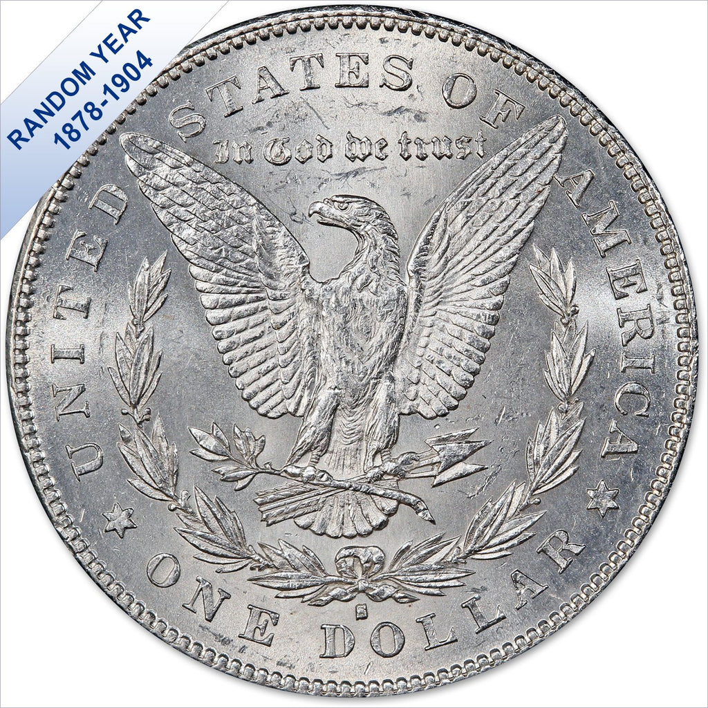 (1878-1904) Morgan Silver Dollar (BU) Two Coins Brilliant Uncirculated
